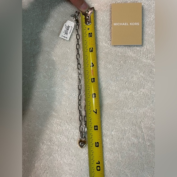 NEW Michael Kors two-toned necklace. Silver & gold tones. Chain link Box incl - Picture 7 of 14